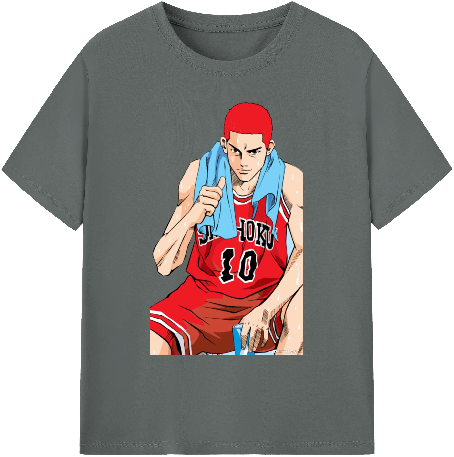 （画像用） SLAM DUNK／スラムダンク 綿100％ メンズ半袖Tシャツ｜肌触りやわらか＆通気性